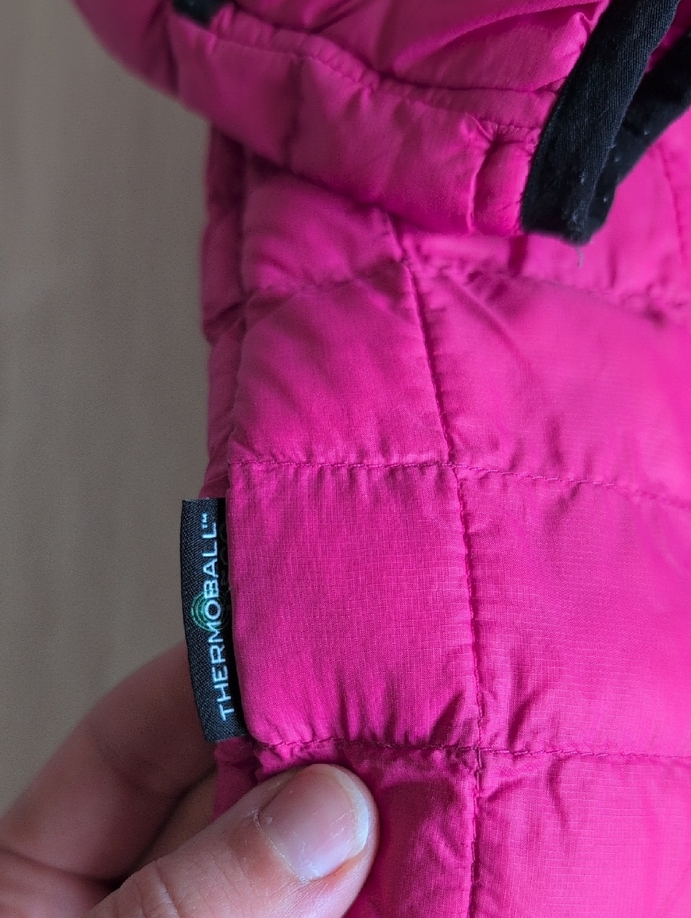 the north face thermoball infant one piece snowsuit pink 6-12 months baby girl - Picture 5 of 16
